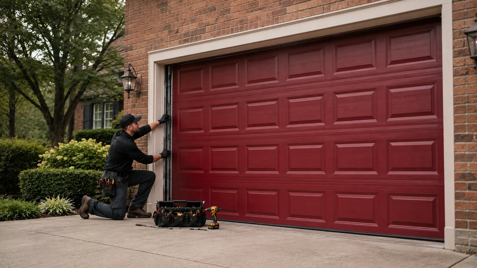 Residential garage doors